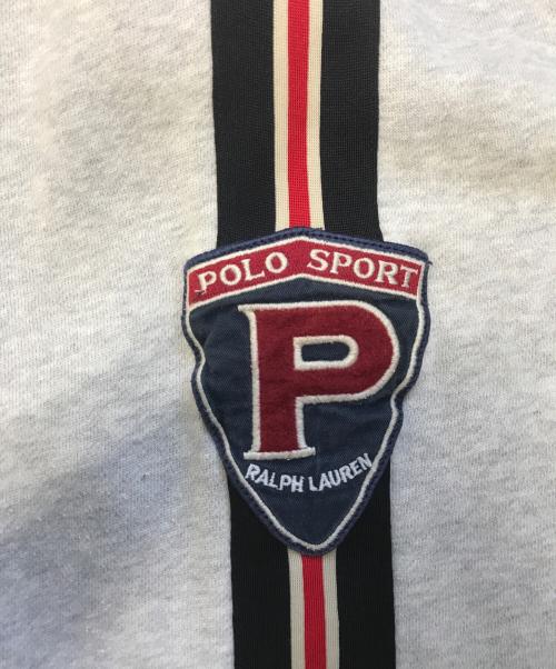 POLO SPORT（ポロスポーツ）POLO SPORT (ポロスポーツ) 後付けパーカー グレー サイズ:XLの古着・服飾アイテム