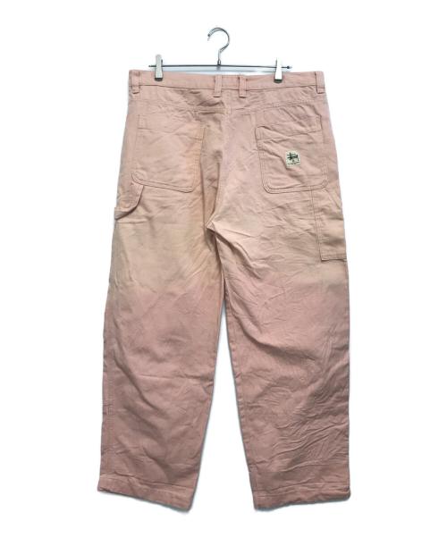 stussy（ステューシー）stussy (ステューシー) ダブルニーペインターパンツ ピンク サイズ:SIZE 36の古着・服飾アイテム
