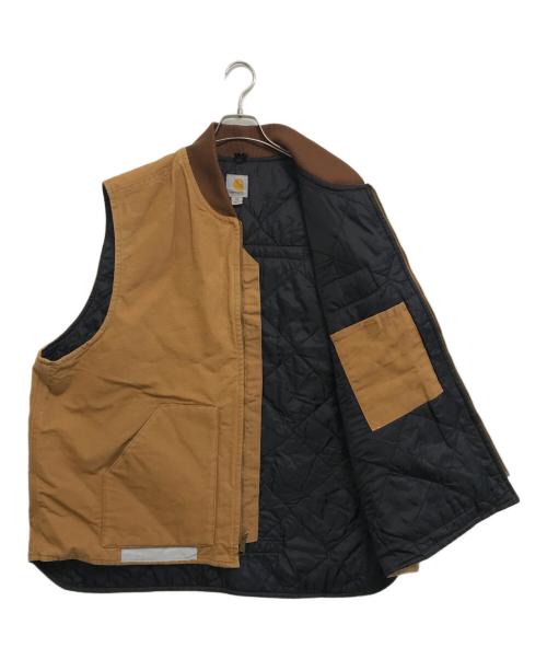 CarHartt（カーハート）CarHartt (カーハート) ダックベスト ブラウン サイズ:3XLの古着・服飾アイテム