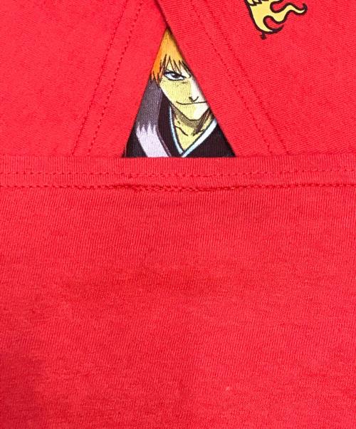 アニメーションTシャツ（アニメーションTシャツ）アニメーションTシャツ (アニメーションTシャツ) BLEACH(ブリーチ) アニメーションTシャツ レッド サイズ:Lの古着・服飾アイテム