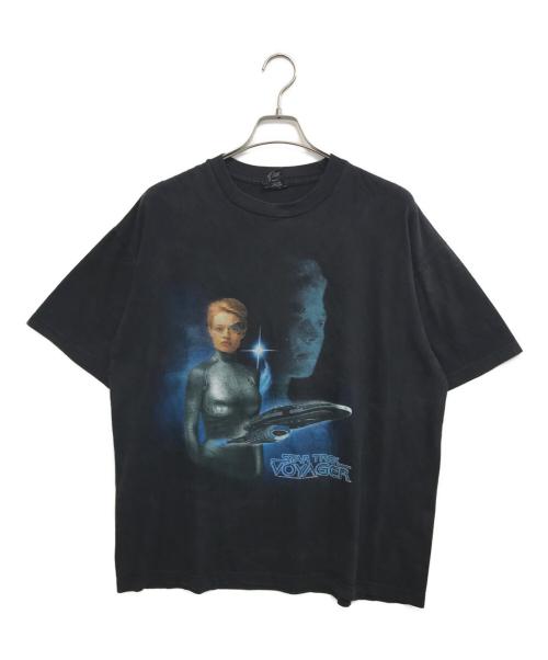 ムービーTシャツ（ムービーTシャツ）ムービーTシャツ (ムービーTシャツ) 90s STAR TREK(スタートレック) ムービーＴシャツ ブラック サイズ:XLの古着・服飾アイテム