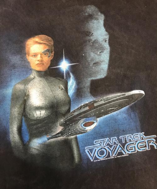 ムービーTシャツ（ムービーTシャツ）ムービーTシャツ (ムービーTシャツ) 90s STAR TREK(スタートレック) ムービーＴシャツ ブラック サイズ:XLの古着・服飾アイテム
