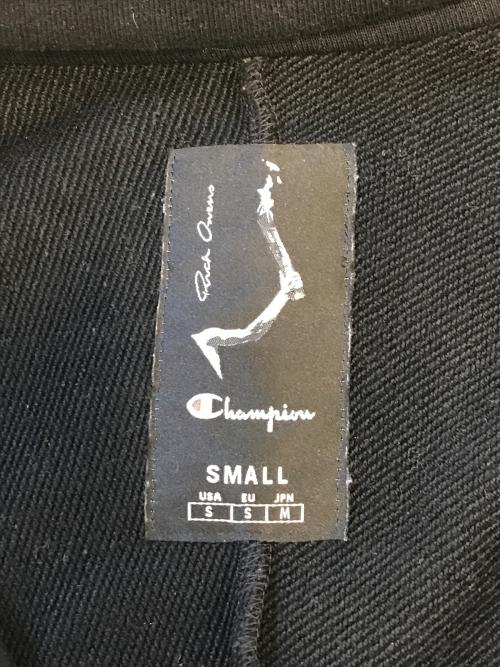 RICK OWENS（リックオウエンス）RICK OWENS (リックオウエンス) Champion (チャンピオン) MOUNTAIN WINDBREAKER ブラック サイズ:Sの古着・服飾アイテム