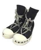 RICK OWENS DRKSHDWリックオウエンス ダークシャドウ）の古着「ハイカットスニーカー」｜ブラック