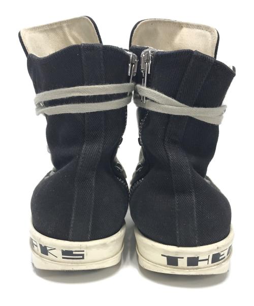 RICK OWENS DRKSHDW（リックオウエンス ダークシャドウ）RICK OWENS DRKSHDW (リックオウエンス ダークシャドウ) ハイカットスニーカー ブラック サイズ:SIZE 41の古着・服飾アイテム