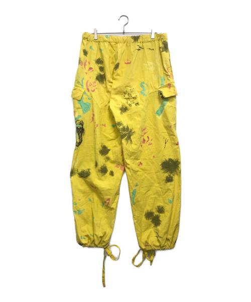 POLO RALPH LAUREN（ポロ・ラルフローレン）POLO RALPH LAUREN (ポロ・ラルフローレン) プリントカーゴパンツ イエロー サイズ:XLの古着・服飾アイテム