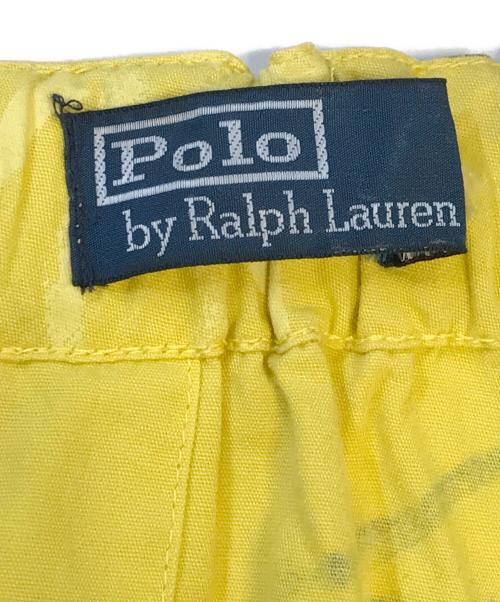 POLO RALPH LAUREN（ポロ・ラルフローレン）POLO RALPH LAUREN (ポロ・ラルフローレン) プリントカーゴパンツ イエロー サイズ:XLの古着・服飾アイテム