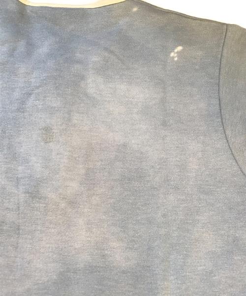 Champion（チャンピオン）Champion (チャンピオン) ヘンリーネック半袖スウェット ブルー サイズ:Lの古着・服飾アイテム