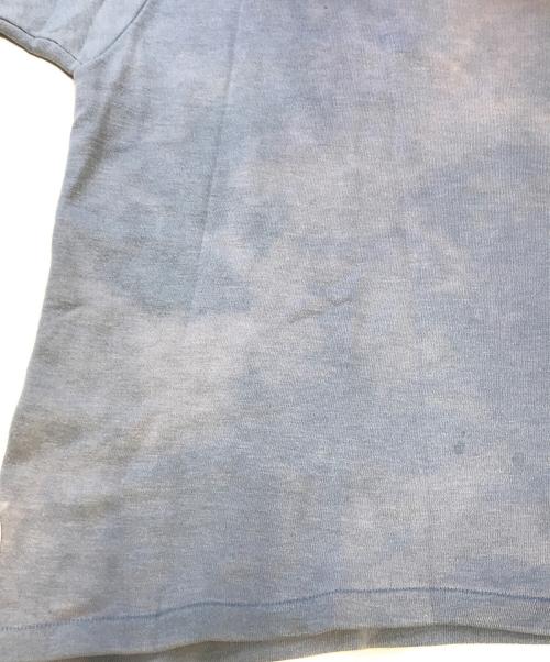 Champion（チャンピオン）Champion (チャンピオン) ヘンリーネック半袖スウェット ブルー サイズ:Lの古着・服飾アイテム