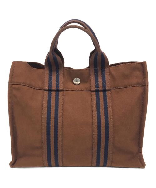 HERMES（エルメス）HERMES (エルメス) フールトゥPMハンドバッグ ブラウン サイズ:表記なしの古着・服飾アイテム