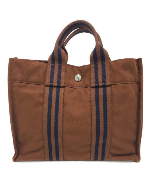 HERMES（エルメス）HERMES (エルメス) フールトゥPMハンドバッグ ブラウン サイズ:表記なしの古着・服飾アイテム