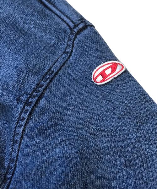 DIESEL（ディーゼル）DIESEL (ディーゼル) D-Krib Track Denim Sweatshirt インディゴ サイズ:Mの古着・服飾アイテム
