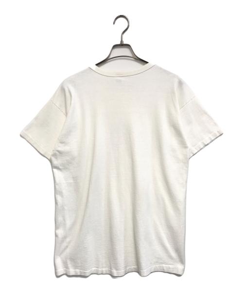 Champion（チャンピオン）Champion (チャンピオン) 染み込みプリントTシャツ ホワイト サイズ:XLの古着・服飾アイテム