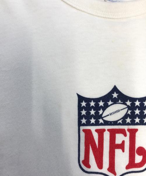Champion（チャンピオン）Champion (チャンピオン) 染み込みプリントTシャツ ホワイト サイズ:XLの古着・服飾アイテム