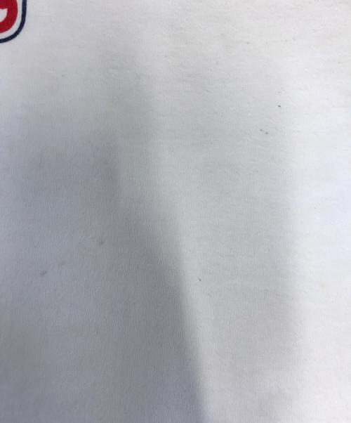 Champion（チャンピオン）Champion (チャンピオン) 染み込みプリントTシャツ ホワイト サイズ:XLの古着・服飾アイテム