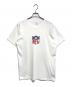 Champion（チャンピオン）の古着「染み込みプリントTシャツ」｜ホワイト