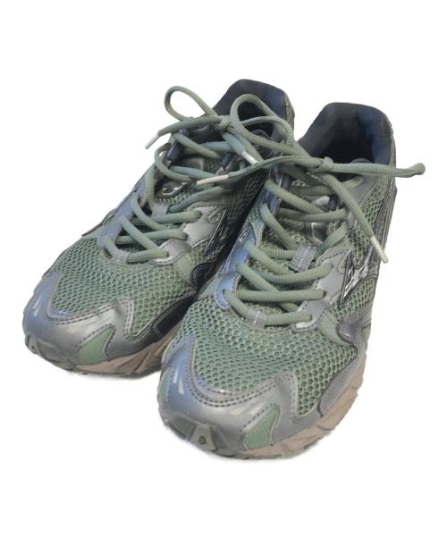 MIZUNO（ミズノ）MIZUNO (ミズノ) Wave Rider 10 グリーン サイズ:US7.5/UK6.5/EURO40/BRA39/JP25.5の古着・服飾アイテム
