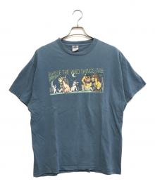 DELTA（デルタ）の古着「プリントTシャツ」｜ブルー