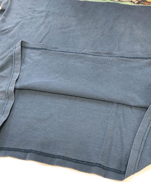 DELTA（デルタ）DELTA (デルタ) プリントTシャツ ブルー サイズ:Lの古着・服飾アイテム