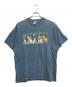 DELTA（デルタ）の古着「プリントTシャツ」｜ブルー