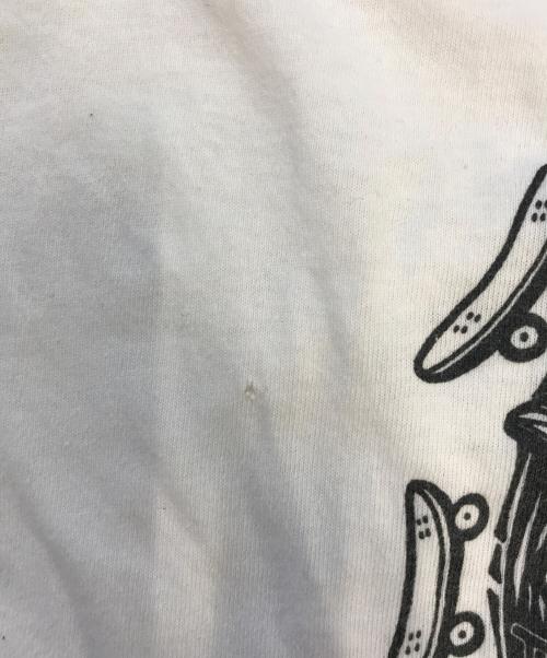 Hanes（ヘインズ）Hanes (ヘインズ) プリントTシャツ ホワイト サイズ:Lの古着・服飾アイテム