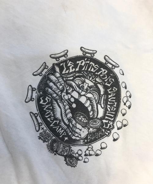 Hanes（ヘインズ）Hanes (ヘインズ) プリントTシャツ ホワイト サイズ:Lの古着・服飾アイテム