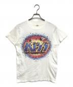 バンドTシャツバンドTシャツ）の古着「80s kiss(キッス) バンドTシャツ」｜ホワイト