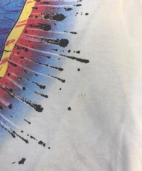 バンドTシャツ（バンドTシャツ）バンドTシャツ (バンドTシャツ) 80s kiss(キッス) バンドTシャツ ホワイト サイズ:Lの古着・服飾アイテム