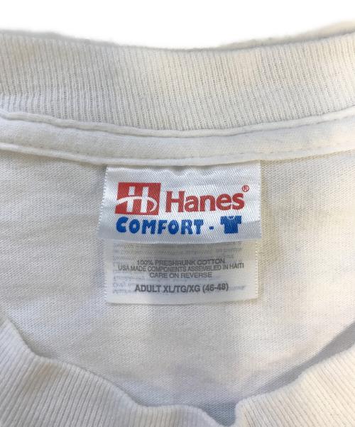 Hanes（ヘインズ）Hanes (ヘインズ) プリントTシャツ ホワイト サイズ:XLの古着・服飾アイテム