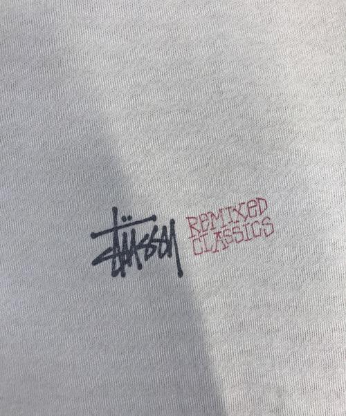 stussy（ステューシー）stussy (ステューシー) プリントTシャツ 黄緑 サイズ:Lの古着・服飾アイテム