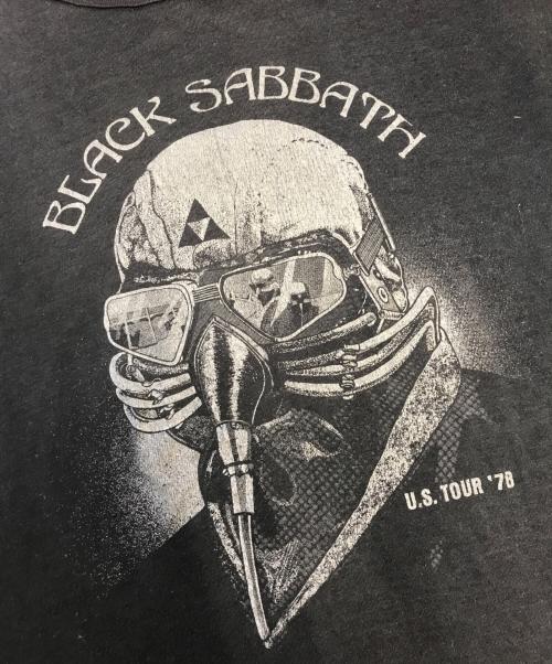 バンドTシャツ（バンドTシャツ）バンドTシャツ (バンドTシャツ) 70s black sabbath(ブラック・サバス) バンドTシャツ ブラック サイズ:MEDIUMの古着・服飾アイテム
