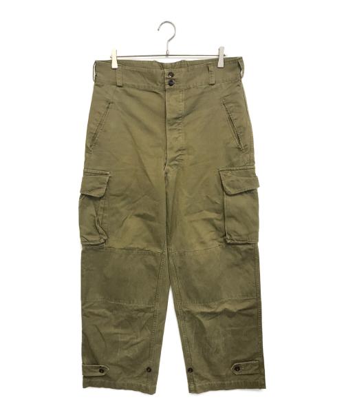 VINTAGE MILITARY（ヴィンテージ ミリタリー）VINTAGE MILITARY (ヴィンテージ ミリタリー) French Army(フランス軍) M-47 HBT Pants グリーン サイズ:表記なしの古着・服飾アイテム