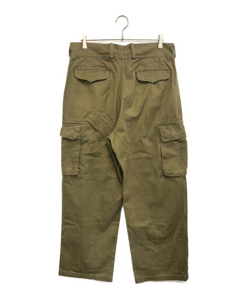 VINTAGE MILITARY（ヴィンテージ ミリタリー）VINTAGE MILITARY (ヴィンテージ ミリタリー) French Army(フランス軍) M-47 HBT Pants グリーン サイズ:表記なしの古着・服飾アイテム