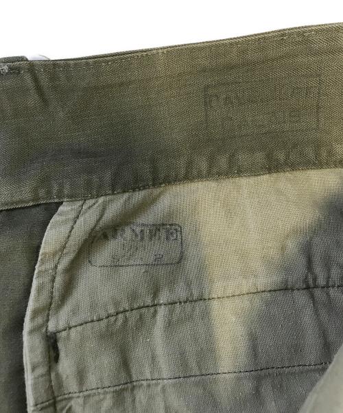 VINTAGE MILITARY（ヴィンテージ ミリタリー）VINTAGE MILITARY (ヴィンテージ ミリタリー) French Army(フランス軍) M-47 HBT Pants グリーン サイズ:表記なしの古着・服飾アイテム