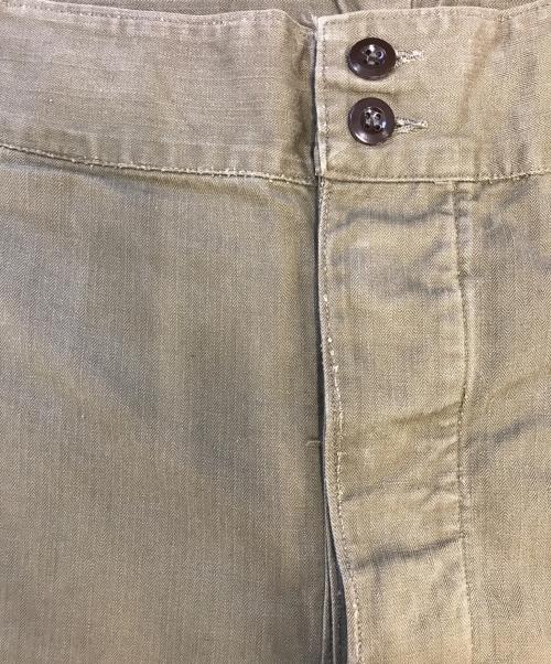 VINTAGE MILITARY（ヴィンテージ ミリタリー）VINTAGE MILITARY (ヴィンテージ ミリタリー) French Army(フランス軍) M-47 HBT Pants グリーン サイズ:表記なしの古着・服飾アイテム