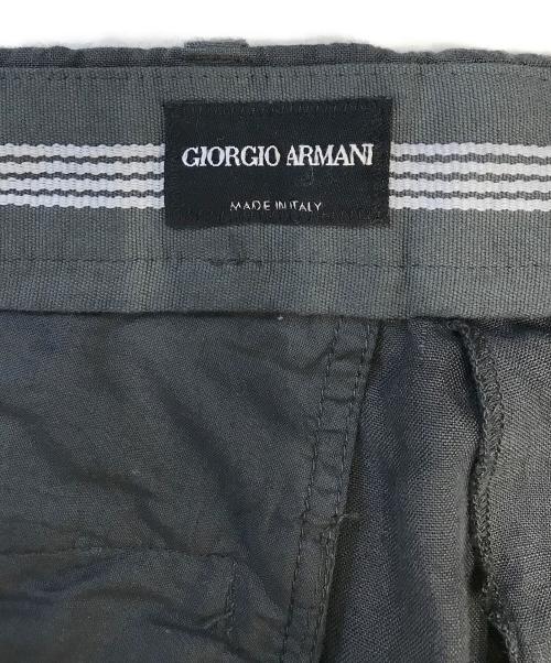 GIORGIO ARMANI（ジョルジオアルマーニ）GIORGIO ARMANI (ジョルジオアルマーニ) リネンパンツ グレー サイズ:54の古着・服飾アイテム