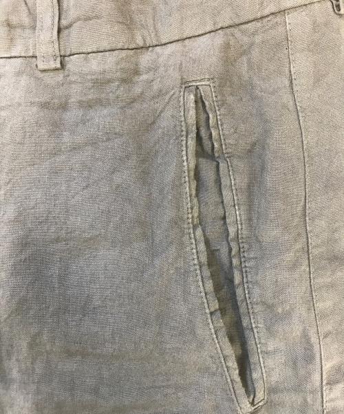 GIORGIO ARMANI（ジョルジオアルマーニ）GIORGIO ARMANI (ジョルジオアルマーニ) リネンパンツ グレー サイズ:54の古着・服飾アイテム