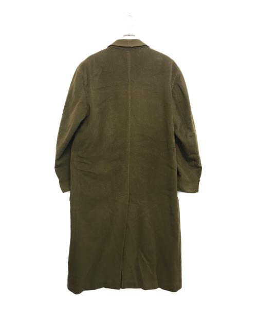 GIANFRANCO FERRE（ジャンフランコフェレ）GIANFRANCO FERRE (ジャンフランコフェレ) カシミヤ混マキシコート カーキ サイズ:55の古着・服飾アイテム