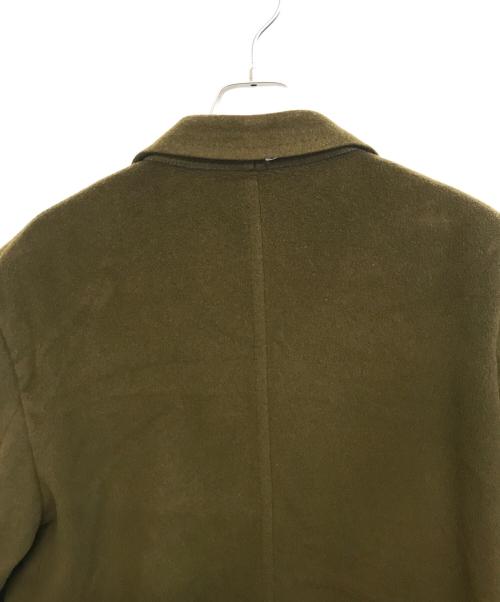 GIANFRANCO FERRE（ジャンフランコフェレ）GIANFRANCO FERRE (ジャンフランコフェレ) カシミヤ混マキシコート カーキ サイズ:55の古着・服飾アイテム