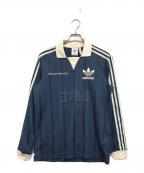 adidasアディダス）の古着「ゲームシャツ」｜ネイビー