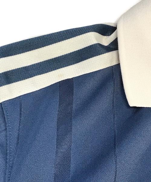 adidas（アディダス）adidas (アディダス) ゲームシャツ ネイビー サイズ:Lの古着・服飾アイテム