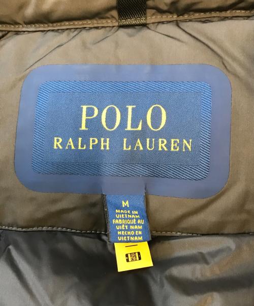 POLO RALPH LAUREN（ポロ・ラルフローレン）POLO RALPH LAUREN (ポロ・ラルフローレン) モックネックダウンジャケット ブラック サイズ:Mの古着・服飾アイテム