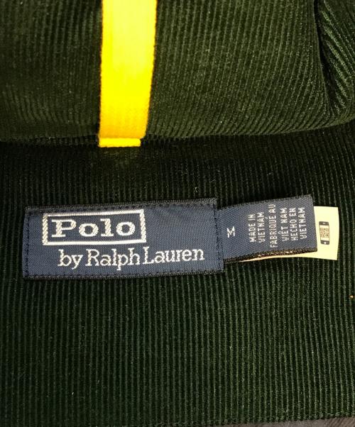 POLO RALPH LAUREN（ポロ・ラルフローレン）POLO RALPH LAUREN (ポロ・ラルフローレン) THE WAINWRIGHT CORDUROY DOWN JACKET. グリーン サイズ:Ⅿの古着・服飾アイテム