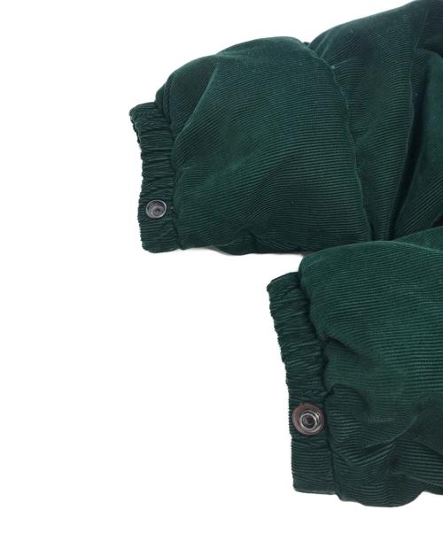 POLO RALPH LAUREN（ポロ・ラルフローレン）POLO RALPH LAUREN (ポロ・ラルフローレン) THE WAINWRIGHT CORDUROY DOWN JACKET. グリーン サイズ:Ⅿの古着・服飾アイテム