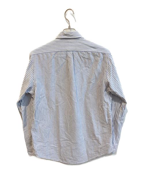 POLO RALPH LAUREN（ポロ・ラルフローレン）POLO RALPH LAUREN (ポロ・ラルフローレン) ストライプシャツ ブルー×ホワイト サイズ:Mの古着・服飾アイテム