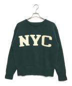 POLO RALPH LAURENポロ・ラルフローレン）の古着「NYC Washable Wool-Blend Sweater」｜グリーン