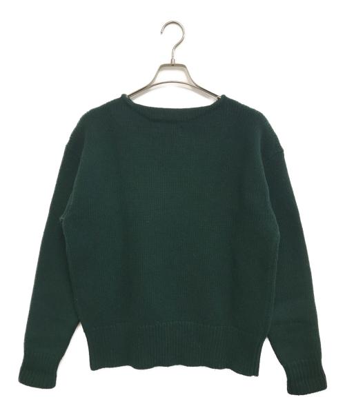 POLO RALPH LAUREN（ポロ・ラルフローレン）POLO RALPH LAUREN (ポロ・ラルフローレン) NYC Washable Wool-Blend Sweater グリーン サイズ:Mの古着・服飾アイテム