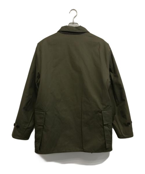 POLO RALPH LAUREN（ポロ・ラルフローレン）POLO RALPH LAUREN (ポロ・ラルフローレン) ツイードベンタイルウォーキングコート オリーブ サイズ:38Sの古着・服飾アイテム