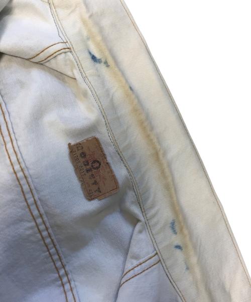 LEVI'S（リーバイス）LEVI'S (リーバイス) MODESTY INDUSTRY (モデスティーインダストリー) カスタムデニムジャケット ネイビー×ホワイト サイズ:42の古着・服飾アイテム