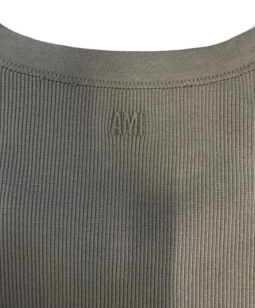AMI Alexandre Mattiussi（アミアレクサンドルマテュッシ）AMI Alexandre Mattiussi (アミアレクサンドルマテュッシ) ロゴタンクトップ ブラウン サイズ:表記なしの古着・服飾アイテム